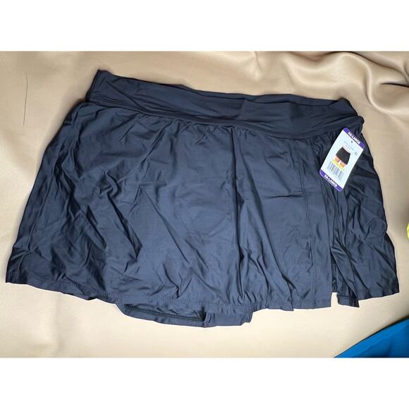 Anne Cole Banded Side Slit Skirt Swim Bottom XXL NWT - Picture 3 of 4